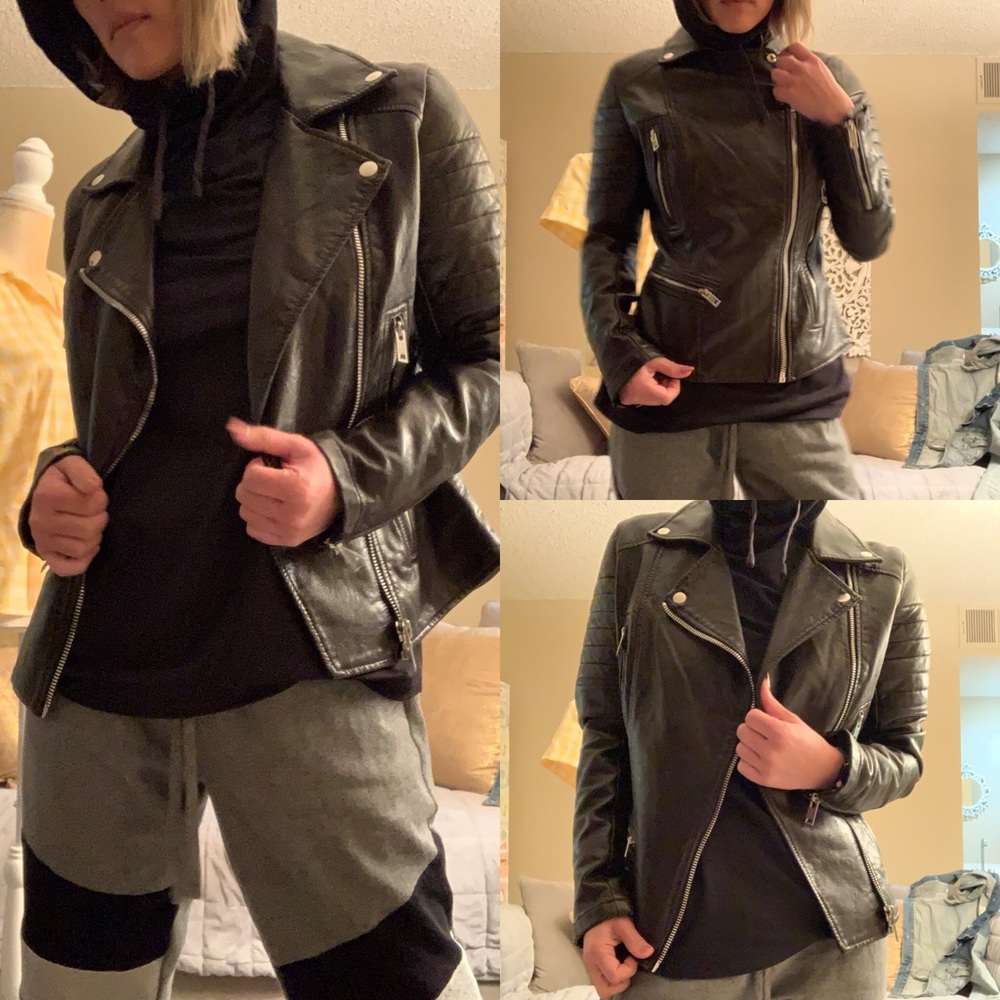 NWT Blank NYC Easy Rider Vegan Leather Jacket